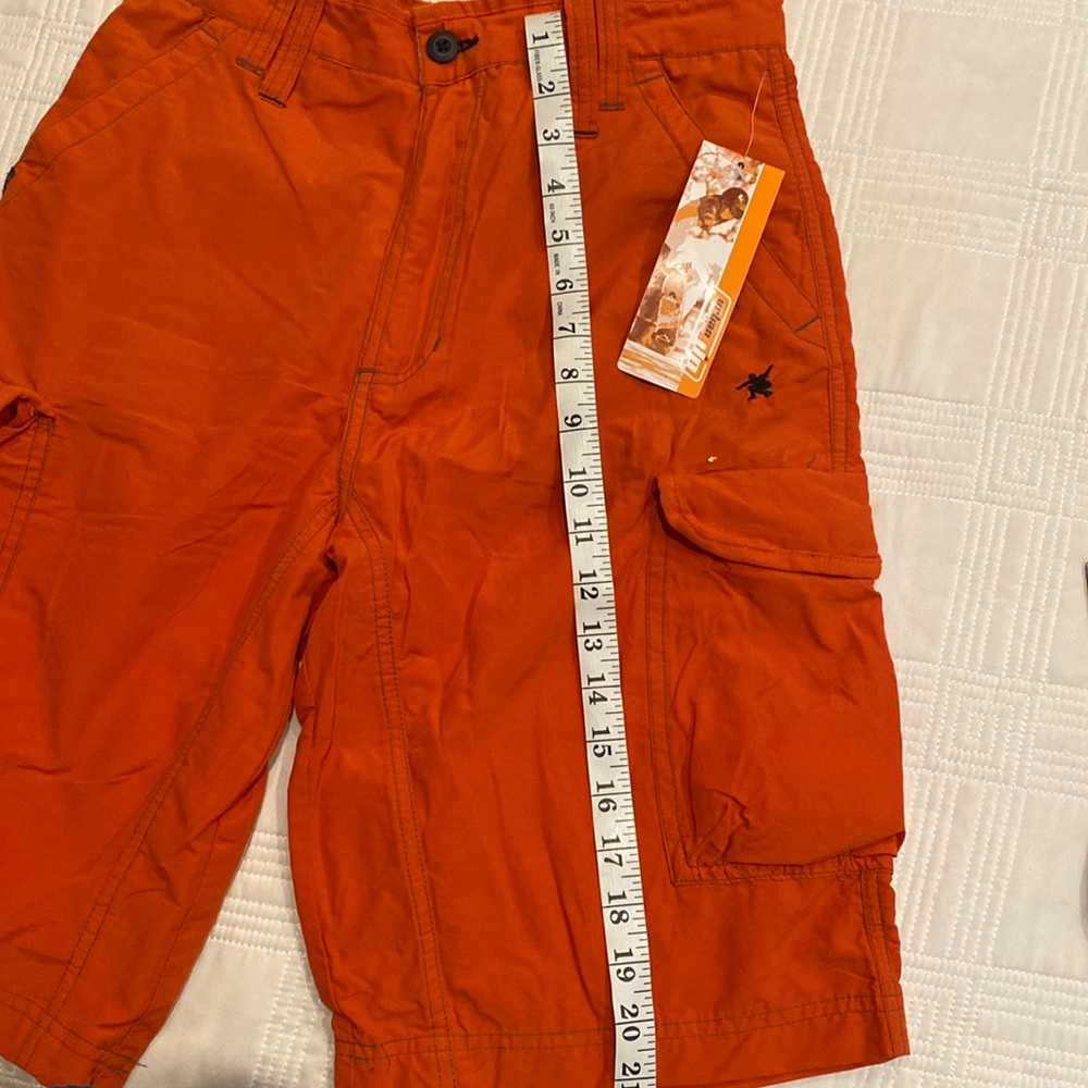 Urban Up Orange Board Shorts lots of pockets with inside mesh. Size 16 youth